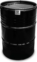 Bol.com BarrelQ Big 200 L olievat multifunctioneel houtskool barbecue- vuurkorf- statafel in één met Teppanyaki grill plaat en b... aanbieding