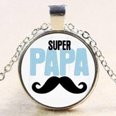 MRLK® Stoere papa ketting - cadeau vader- geschenk sieraad vader - vaderdag cadeau