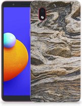 GSM Hoesje Geschikt voor Samsung Galaxy A01 Core Cover Case Steen