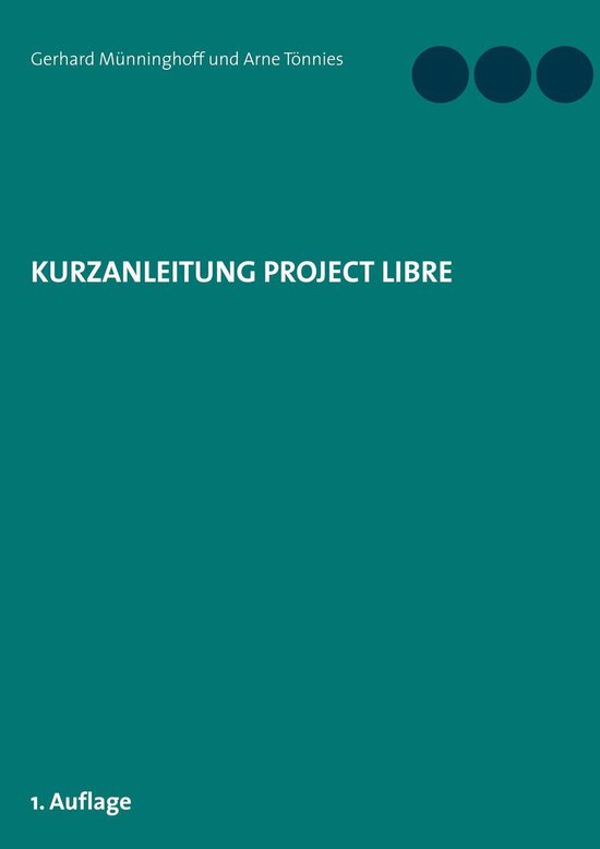 Kurzanleitung Project Libre - cover