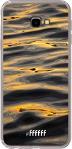 6F hoesje - geschikt voor Samsung Galaxy J4 Plus -  Transparant TPU Case - Water Waves #ffffff