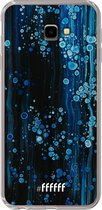 6F hoesje - geschikt voor Samsung Galaxy J4 Plus -  Transparant TPU Case - Bubbling Blues #ffffff
