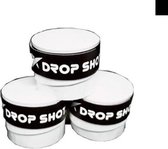 Drop Shot Padel Racket Overgrip – 3 stuks - Wit