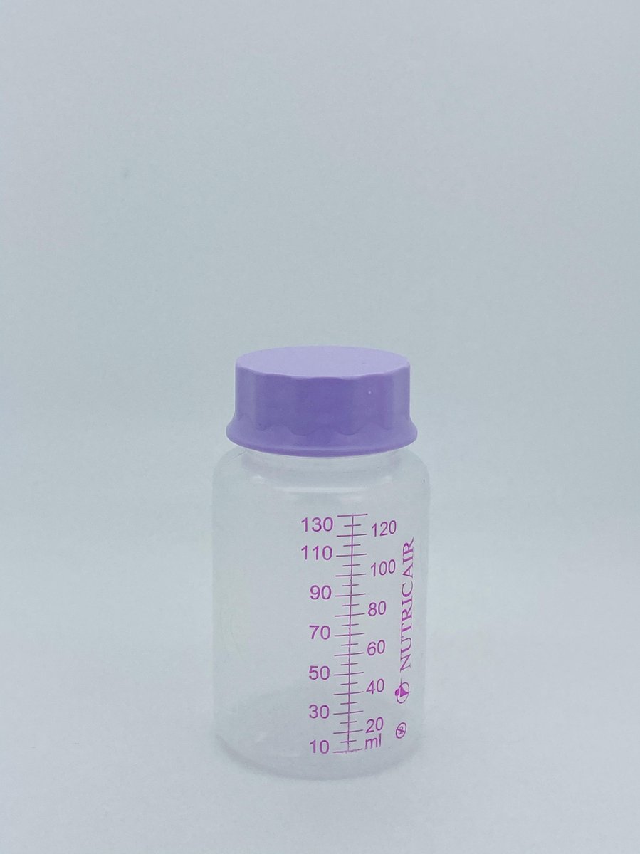 Moedermelk Bewaarfles 130ml Wegwerp - Steriel Verpakt 20 stuks