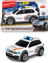 Dickie Toys Politiewagen - VW Tiguan R-Line - Belgische versie - 18 cm - Licht & Geluid - Speelgoedvoertuig