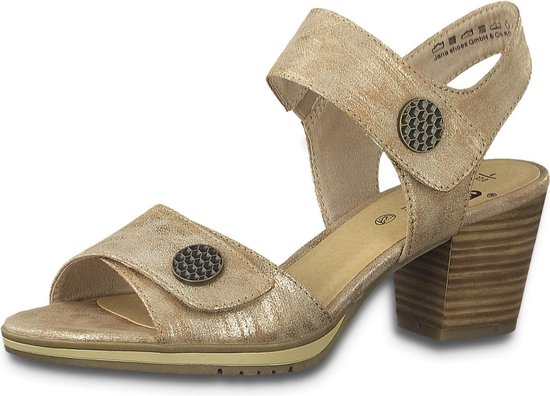 Jana Dames sandalette 28308-953 Brons metallic - Wijdte H - Maat 38 |  bol.com