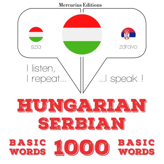Magyar - szerb: 1000 alapszó - cover