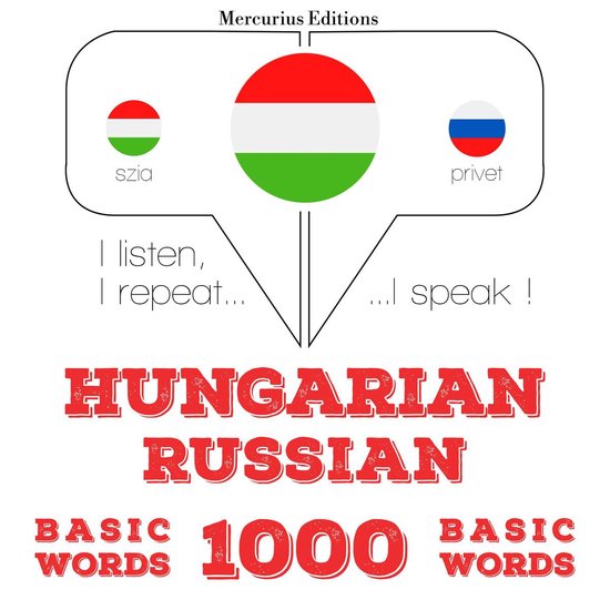 Magyar - orosz: 1000 alapszó - cover