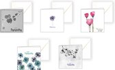 Condoleance kaarten - sympathy cards - sympathy - thinking of you - rouw - flowers - English
