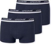 Schiesser Uncover Heren Shorts - Blauw - 3-Pack - Maat XXL