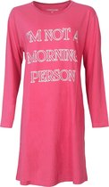 Temptation  Dames Bigshirt nachthemd slaapkleed Rose-Rood TPNGD2820A - Maten: XL