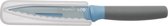 Serrated utility knife blue 11,5 cm