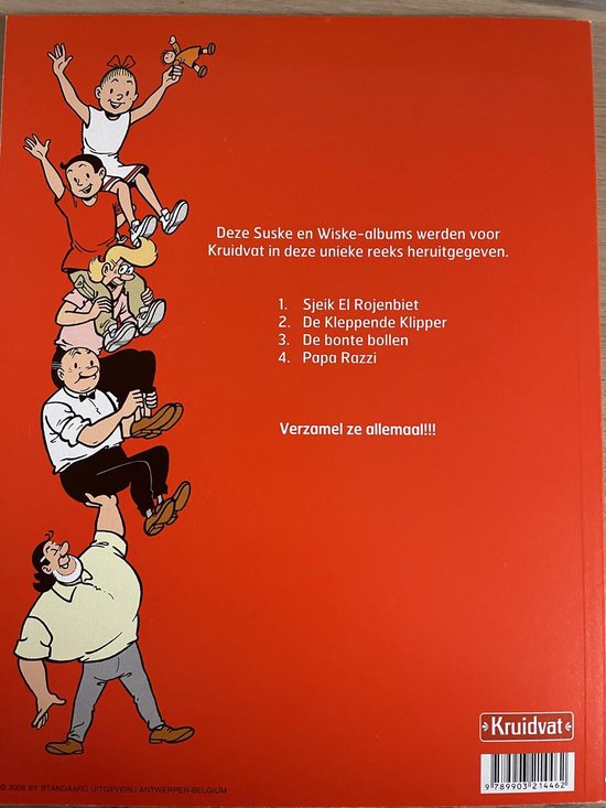 Suske en Wiske Papa razzi deel 4 kruidvat serie, W.vandersteen |  0009789066078 | Boeken | bol.com
