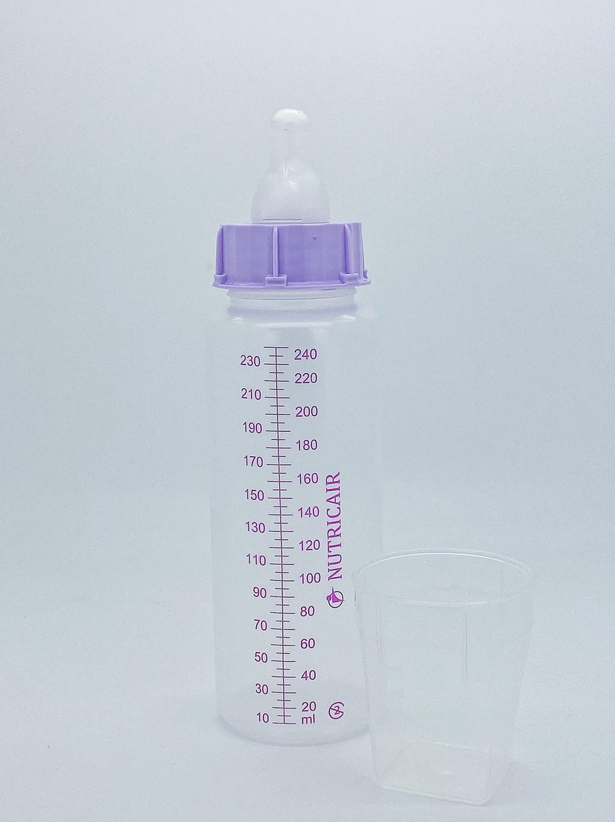 Cair Biberon 240 ml avec tétine à usage unique - Emballage stérile 10  pièces | bol