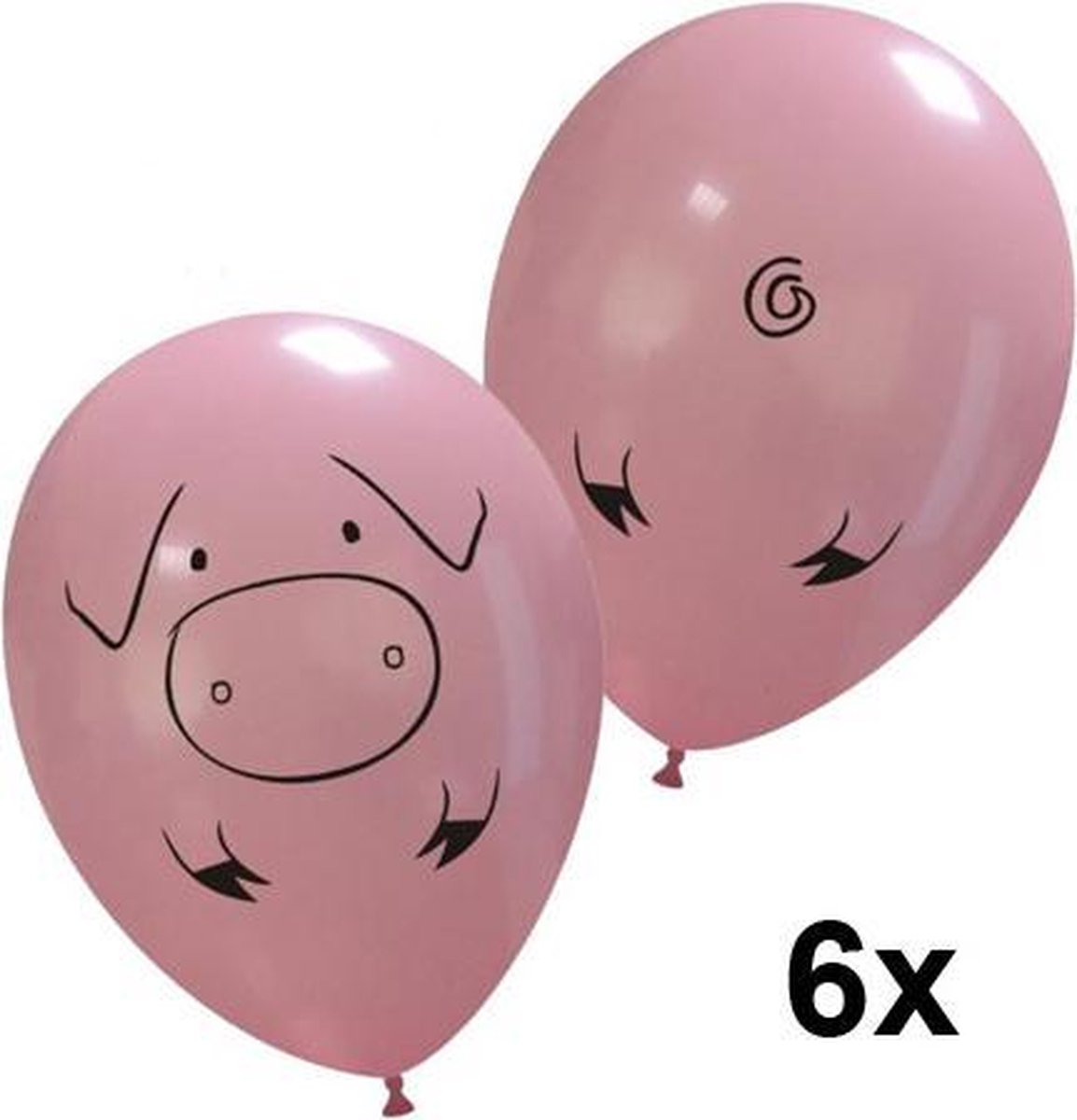 Ballon à Hélium en Forme de Tête de Cochon en Aluminium
