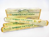 Tulasi meditatie wierook - 6 pakjes totaal 120 stokjes - meditation