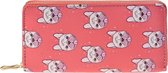 Melady Portemonnee MLPU0237 19*10 cm - Roze Kunststof  Beurs  Geldbeurs  Geldbuidel