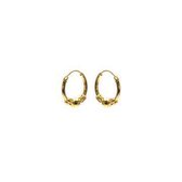 Karma Bali hoop oorringen BC27.12 Goud (12MM)