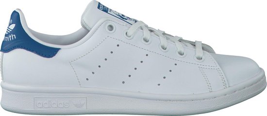 adidas Stan Smith J Sneakers - Cloud White/Cloud White/Eqt Blue - Maat 36  2/3 | bol.com