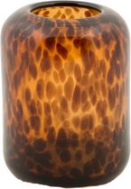 Panter Vaas Amber/ Zwart-16x12cm