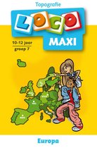 Loco Maxi - Boekje - Topografie Europa - 11/12 Jaar - Groep 7