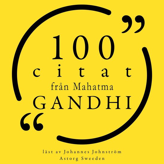 100 citat från Mahatma Gandhi - cover