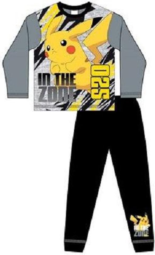 voor de helft vloeistof Verzoekschrift Pokemon - kinder-tiener-pyjama- "In the zone " - maat 110/116 | bol.com