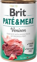 BRIT CARE VENISON PATE & MEAT 400G