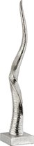 J-Line Hoorn Deco Poly Zilver Large