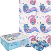 Disney - Frozen 2 - Geschenkset - Plaid 100x160cm - Sloffen