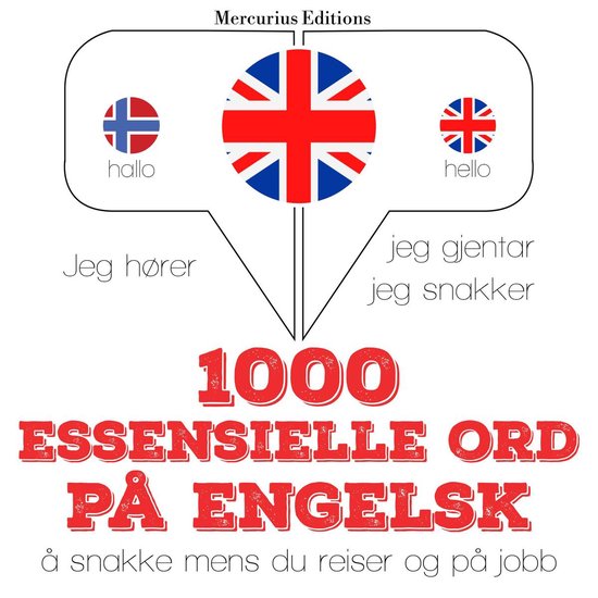 1000 essensielle ord på engelsk - cover
