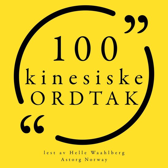 100 kinesiske ordtak - cover