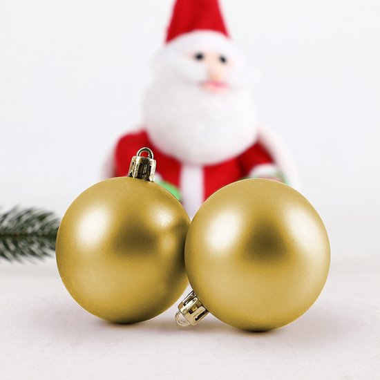 16 Boules De Noël Incassables Rouge & Or – Décorez Votre Sapin Avec Style Et Sans Casse !