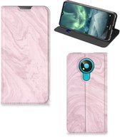 Flip Case Nokia 3.4 Smart Cover Marble Pink