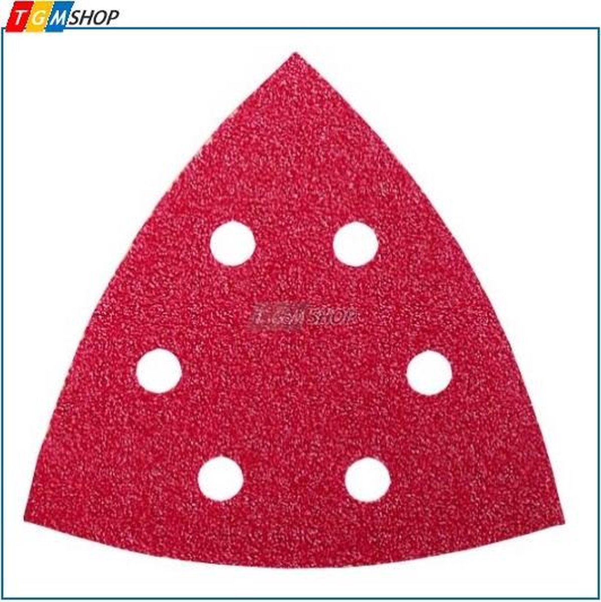Bosch 2609256304 105 mm schuurblad voor deltaschuurmachine met 6 gaten / klittenbandbevestiging / korrel-240 (5 stuks) - hout / metaal