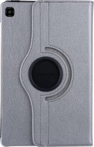 Samsung Tab S6 Lite Zilver Book Case Tablethoes - 360 graden draaibaar
