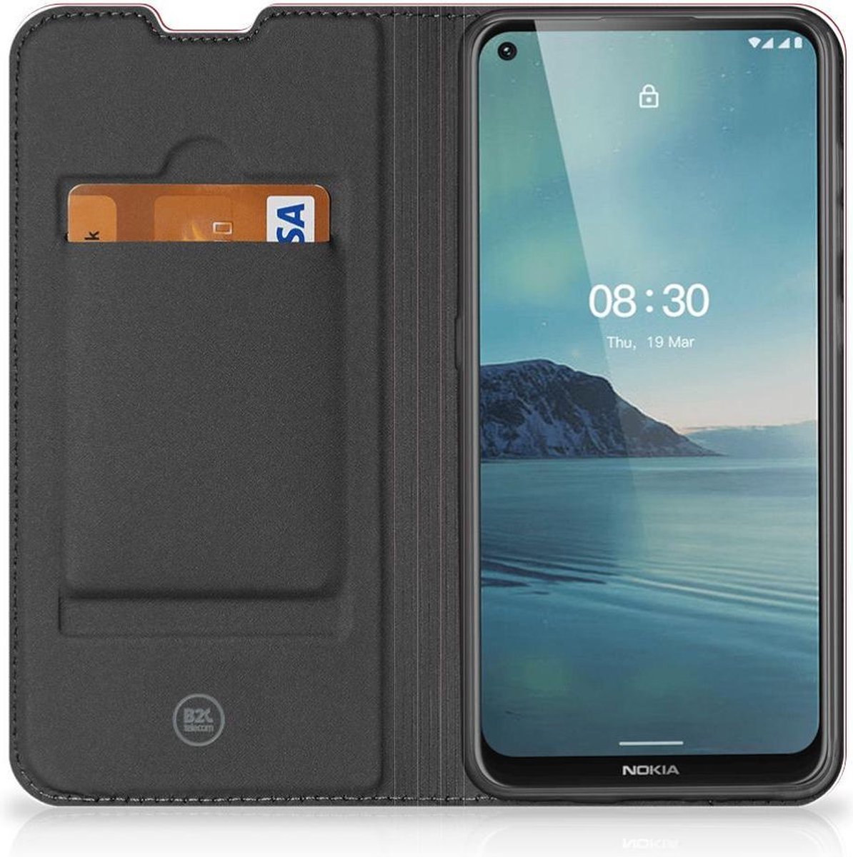 Nokia 3.4 Hippe Standcase Liefde - Origineel Romantisch Cadeau
