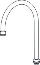 Ideal Standard Uitloop sanitairkranen H18cm met draaibare uitloop Messing Chroom glans