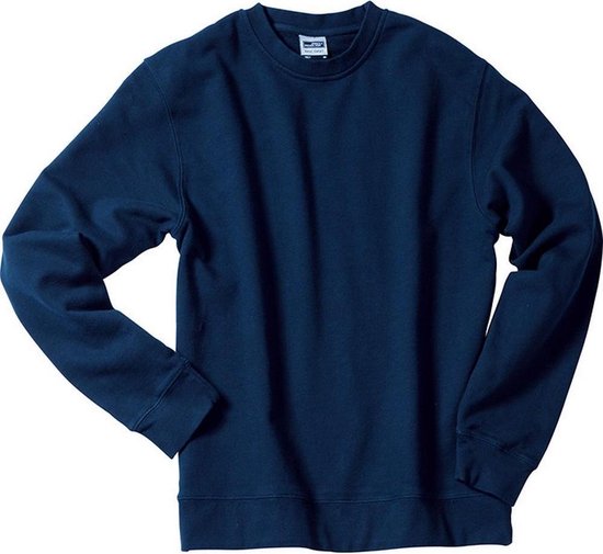 James and Nicholson Unisex Basic Sweatshirt (Marine)