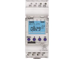 Theben 1700130 SELEKTA 170 top3 1-kanaals astro-timer met app-programmering, timer, astro schakelklok, schakelklok met astrofunctie