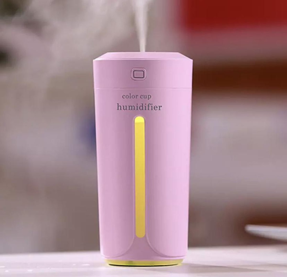 230ML Air humidifier | eliminate static electricity | clean air | Care for skin| Nano spray technology | design | 7 color led's - Roze