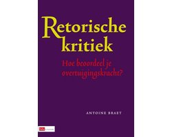 Omslag van Retorische kritiek