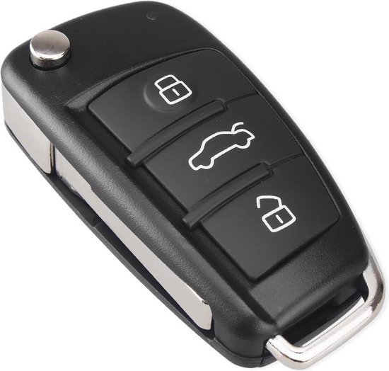 Ananiver lavendel Componist Autosleutel 3 knoppen klapsleutel HU66ARS8 behuizing geschikt voor Audi  sleutel / TT... | bol.com