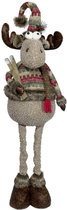 Rendier / Moose / Rudolf Met Telescopische Benen (uittrekbaar), Kerstdecoratie, Hoogte: Ca. 50-80 Cm