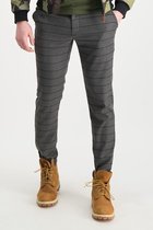 Italian Pants Mc14 0541 Mouse Grey Black Check