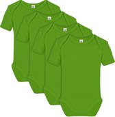 Link Kidswear Unisex Rompertje - Lime Groen - Maat 50/56