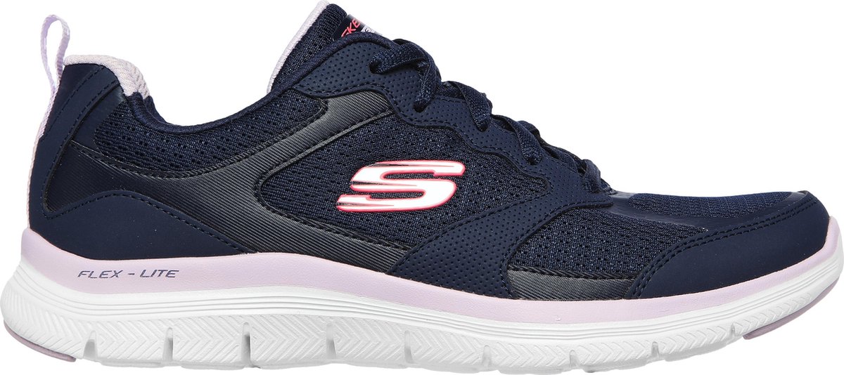 Skechers Flex Appeal 4.0 Active Flow Dames Sneakers Navy - Schoenen.nl
