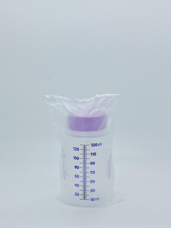 Sterifeed Moedermelk Bewaarfles voor eenmalig gebruik 130 ml - Steriel verpakt 20 stuks - Sterifeed