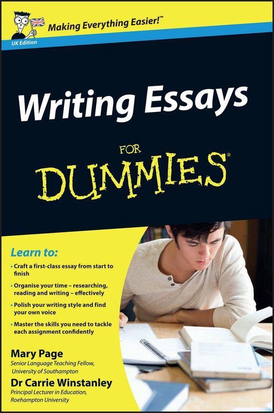 Writing Essays For Dummies, UK Edition - cover