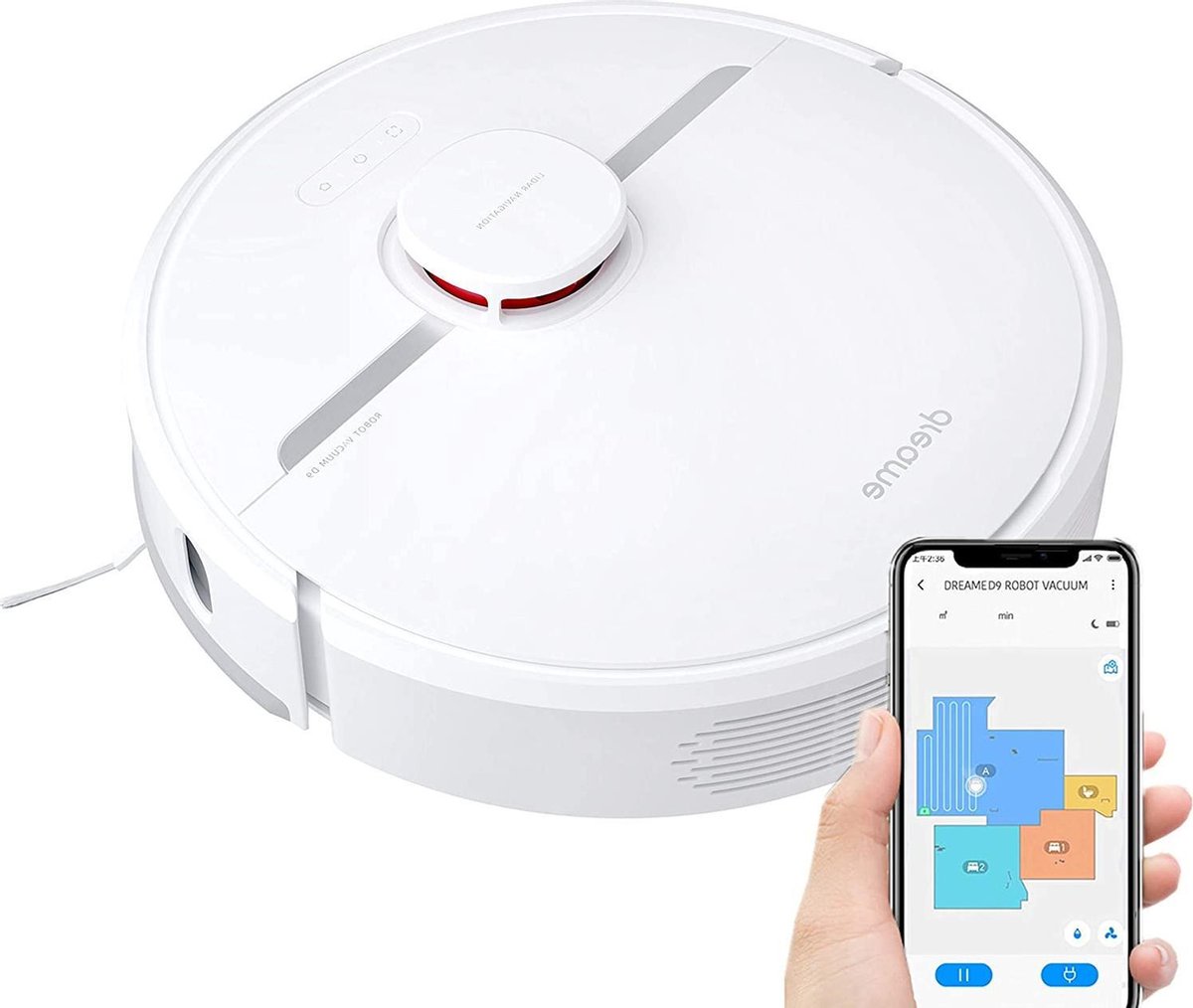 Dreame D9 Robotstofzuiger met Dweilfunctie - Dreame - €261,12